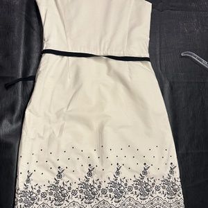 Oscar De La Renta Cream Color Dress